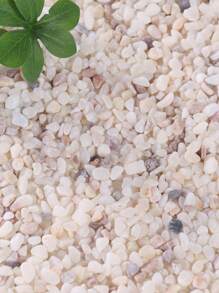 Jade Decorative Pebbles Suitable For Gardens And Homes -0.3-3 Cm, Multi-Color Stones (White, Black, Yellow, Gray, Purple, Blue, Green) Suitable For Indoor Plants, Outdoor Landscapes, And Holiday Decorations - Perfect For Terraces, Potted Plants, Bathrooms, Aquariums, And Micro Landscapes, Holiday Decorations | Natural Appearance | Beauty, Garden Decorations