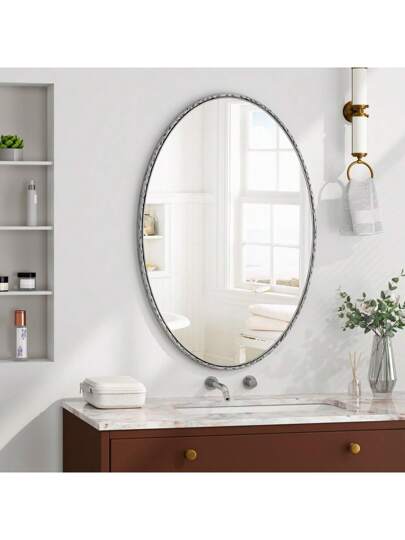 Okwish Wand Mirror, ative Bathroom Spiegel Hang On The Wall, Oval Bathroom, Bedroom