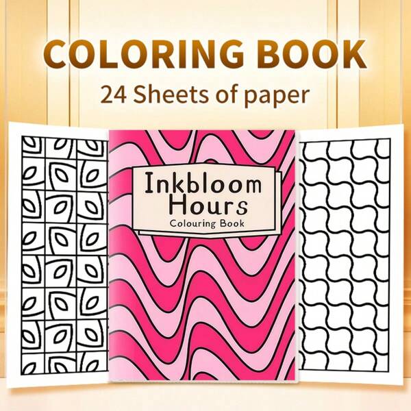 Livre de coloriage abstrait relaxant : livre de coloriage de peinture relaxante pour adultes, 24 pages de dessins uniques, motifs simples, expérience de coloriage agréable et satisfaisante, cadeau réfléchi pour les amis, la famille ou les êtres chers pour les fêtes, les anniversaires ou toute occasion spéciale, la rentrée des classes, les fournitures scolaires