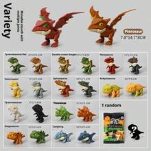 1 pièce Poupée dinosaure qui mord les doigts des enfants (avec sac OPP), modèle réaliste de Tyrannosaure Rex avec articulations multiples, poupée dinosaure qui pince les doigts, objet de collection, différents modes de jeu amusants, peut être utilisé comme décoration de bureau, cadeau durable pour l'anniversaire des enfants, Thanksgiving, Noël, Halloween