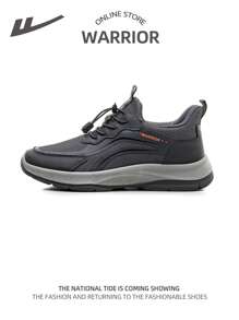 WARRIOR 1 paio di scarpe sportive casual uomo alla moda in rete con lacci, adatte per uso all'aperto