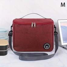New Portable Lunch Bag Food Thermal Box Waterproof Office Cooler Lunchbox With Shoulder Strap Insulated Case,Large-Capacity Travel Hand-Held Shoulder Strap Insulated Bag, Lunch Box Bag, Student Thickened Waterproof Lunch Bag, Fresh-Keeping Aluminum Foil Picnic Bag