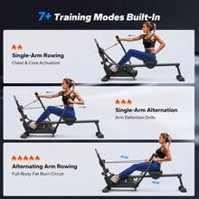 R26 Sculls Ultra-Quiet Magnetic Rowing Machines For Home With 16-Level, Free MERACH App For Immersive Workout - R26 Sculls Magnético Ultrasilencioso - Ver 4