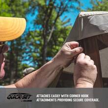 Quick-Set Escape Sky/Sky Camper Screened Gazebo Canopy Rain Fly, Tan - Nhiều màu - Xem 2