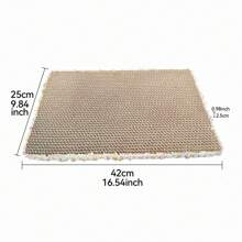 1pc Scratch Resistant & Anti-Shedding Attractive Cat Scratching Board, Suitable For Preventing Cats From Damaging Furniture And Clawing