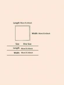 1 件女士雪纺印花时尚围巾，适合度假、海滩、旅行 - 彩色 - 查看 3