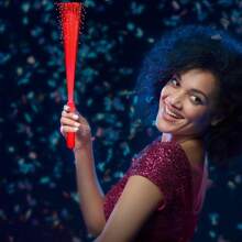 36pcs/48pcs Set LED Pink/White/Red Fiber Optic Lightstick - Party Supplies For Singles, Wedding Glow Party Favors, Suitable For Christmas, Birthday, Wedding, Concert, Bar, Halloween, New Year Party Gifts - Đỏ - Xem 5