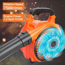 Leaf Blower Cordless Powerful Engine Petrol Powered 26cc Handheld Leaf Blower For Garden - Orange - View 9