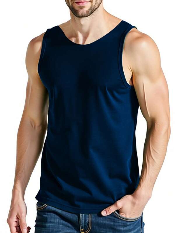 Kompressionsärmellos Fitness Weste Kleidung für Herren, Basketball Training Workout Gym T-Shirt Laufsport Bekleidung