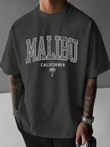 Men's New Sports And Leisure T-Shirt - Lightweight And Comfortable, With Malibi Pattern Print, Suitable For Going Out, Friends, E-Sports Clothing, Racing Clothing, Outdoor Travel Men's Sports Shirt, Suitable For Daily Leisure T-Shirt, Sports And Daily Gym Sports T-Shirt Gym Outfit, Tshirt For Men/T Shirt Men, Men's Sports Clothing, Lightweight Sports T-Shirt, Comfortable Sports Hiking And Fishing Versatile Short Sleeved T-Shirt
