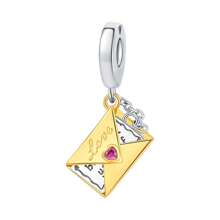 1 Stück silberplattierter Charm Liebeselement Ahornblatt Herz Anhänger Charm für Original Armband Halskette DIY Schmuckherstellung, passend als Geschenk für Frauen zum Geburtstag