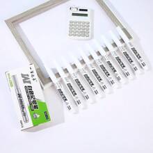 10/8/5/3/1pc Quick-Drying Waterproof And Indelible Fine White Tip Oil-Based Markers For Glass, Windows, Tire Spray Paint, Clothing, Wood And Leather, Ceramics, Metal, Paper, Art Painting, Graffiti, School Supplies, Back-To-School Stationery, Colored Spinning Pensschool Supplies,Back To School
