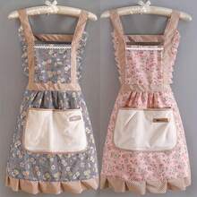 1PC Water And Oil Resistant Bib Apron With Hand Towel Pocket For Cooking And Baking Suitable For Home Cleaning, Kitchen Cleaning, Stain Resistant, Water Resistant - Multicolor - View 11