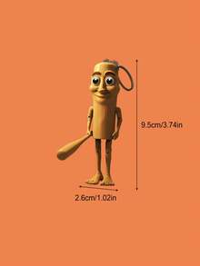 1 件流行山海经 TungTung Sahur 木制铰接人偶，手工 DIY 组装娃娃，可用作吊坠、模型、拼图、儿童教育和减压玩具 - 彩色 - 查看 7