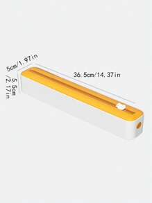 1 Stück Magnetischer Folienabroller und -spender - wiederverwendbar für Klarsichtfolie, Alufolie und Backpapier, Küchenausstattung für die Schublade