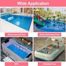Portable Pool Vacuum Cleaner With Pool Net Separator - Ideal For Above-Ground Pools, Hot Tubs, And Fountains - Removes Leaves And Debris Effortlessly, 2 Categories To Choose From, Pool Maintenance Efficient Pool Cleaning Durable Plastic Handle