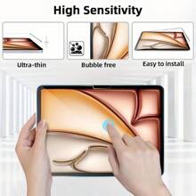 2 Packs Screen Protector Compatible With IPad A16 2025 11th/10th 2022 Generation /AIR 11inch/Pro 11inch/Air 13inch/7/8/9th10.2inch/Mini7 8.3inch, HD Clear Tempered Glass Film Guard -