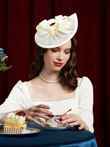 Tea Party Fascinator Hat For Women Kentucky Headwear Derby Pillbox Church Hat For Cocktail Wedding, Hair Accessories, Tiny Hats, Mini Fascinator, Mini Cap, School Stuff