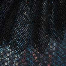 Mermaid Cosplay Fancy Dress For Women Halloween Cosplay Off Shoulder Mermaid Tail Dress Fishtail Long Skirt Performance Costumes Adult Role Play Party Costumes - Black - View 7