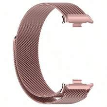适用于 Redmi Watch 4/5/6 和小米手环 8 Pro/9 Pro 的替换金属表带，不锈钢磁吸表带，Redmi Watch 5/4/6 智能手表配件，适合作为返校礼物，仅表带（不含手表） - 均碼 - 查看 8