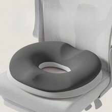 1 件符合人体工程学的甜甜圈办公椅坐垫 - 柔软支撑枕头，带臀部和腰部保护，产后，10 小时长时间坐着，驾驶和桌面工作，可机洗涤纶，增强座椅舒适度，现代软垫设计，耐用柔软材料椅垫座垫椅枕垫游戏椅