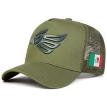 1pc Men's Eagle Print Trucker Hat, Adjustable Baseball Cap, Fashion Truck Driver's Hat, Sun Protection, Casual, Suitable For Spring/Autumn Outdoor, Travel, Beach, Party - Multicolor - View 15