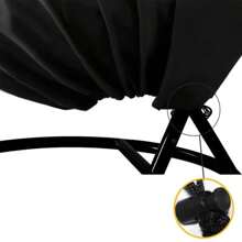 Waterproof Hanging Egg Chair Cover, Windproof Egg Chair Cover With Zipper & Snap Button, Outdoor Wicker Egg Chair Slipcover