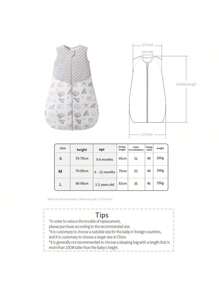 1,5 tog Sac de couchage sans manches douillet et confortable pour bébé et tout-petit. Imprimé de personnage en velours pour le printemps et l'automne