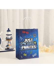 12 piezas Bolsas de regalo con tema de videojuegos, bolsas de compras, bolsas de embalaje