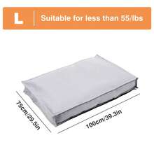 Almofada de Cama de Alta Densidade para Cães e Gatos, Resistente a Mordidas, à Prova de Arranhões, Impermeável, Capa Removível e Lavável em Máquina, Antiderrapante, Múltiplos Tamanhos e Cores Disponíveis, Enchimento de Alta Densidade, Retorno Suave