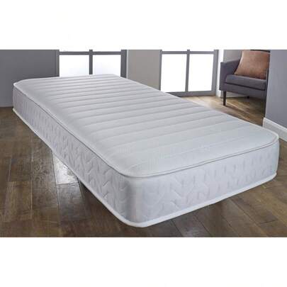 eXtreme Comfort Memory Sprung Mattress - Entry-Level Hybrid Design, Quilted Cooltouch Straight Line Top Panel, Memory Foam & Spring Support, Comfortable & Affordable Three-Quarter Bed Option