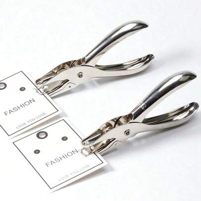 1個 3mm/6mm 穴あけ工具、携帯用ミニ穴あけパンチ、紙やカードに適している、手動穴あけパンチ、バインダーリング、学用品、新学期