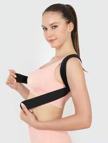 VBOSI Small Size Unisex Upper Back Support Strap - Adjustable Sports Shoulder Support Brace And Posture Corrector - Multicolor - View 15