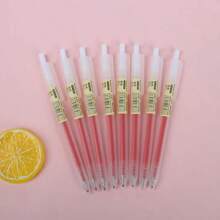 18 Pieces Of 0.5mm Retractable Gel Pen Set In Black/Blue/Red Ink Ballpoint Pens, One-Click Press, Single-Handed Operation, Instant Tip Emergence, Ready To Use At Any Time, Suitable For Office/Commuting/Meeting, Write With One Press, Imported Ink, Smooth Writing Like Silk