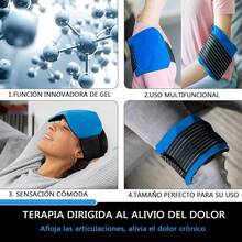 1 pieza Bolsa de hielo con correas, múltiples colores de correa para refrescarse en verano, playa, viaje - Azul Marino - Ver 6