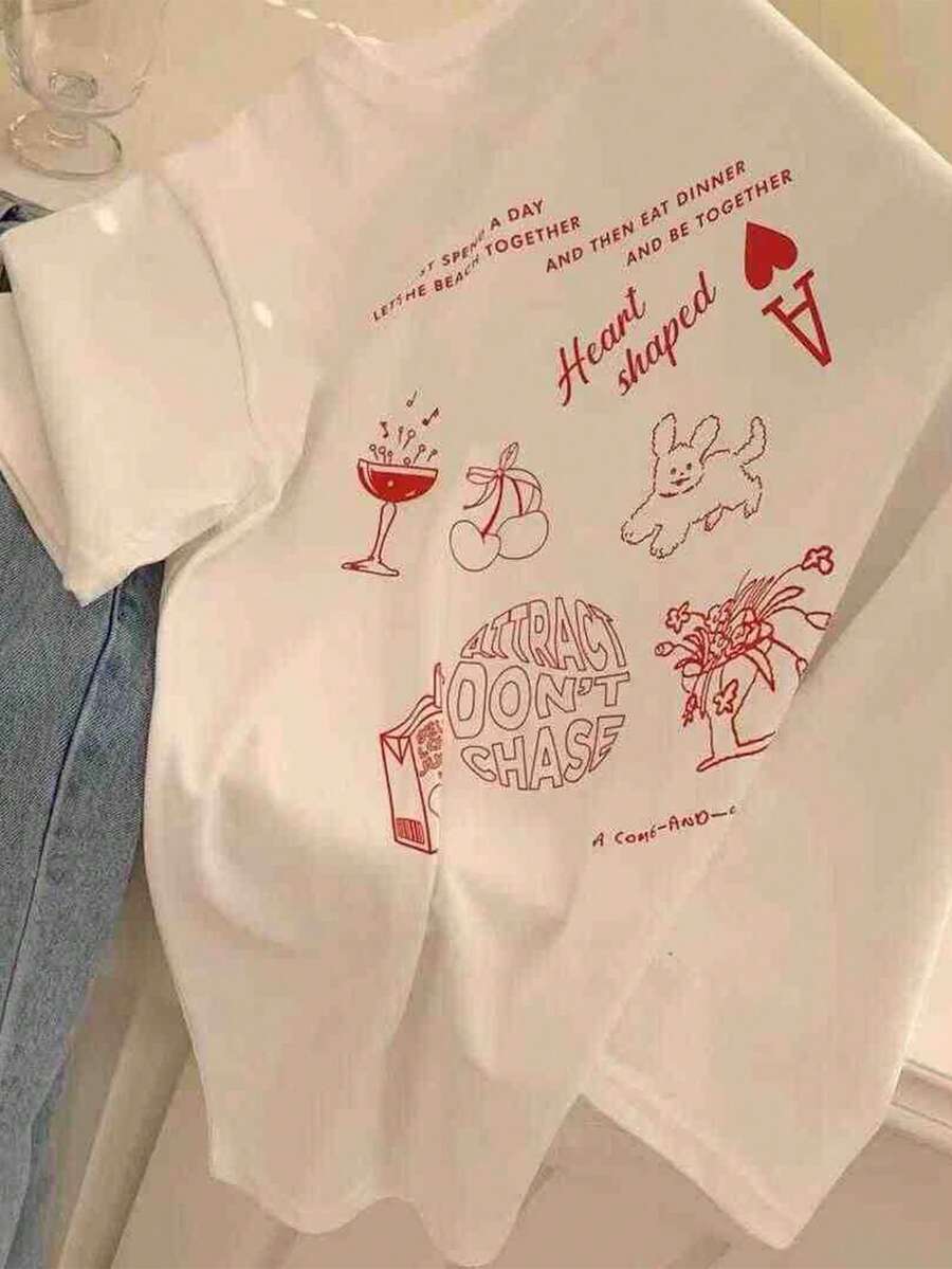 Women T-Shirts - 白色1 - 查看 1