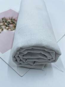 1 Stück 50*150cm leinenähnliches Kreuzstich-Gewebe, handgestickter Tischdecke, einfarbiger DIY-Stoff für Kleidung, Basteln, Pflanzendekor, Kreuzstich