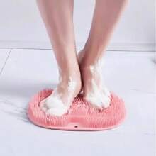 Silicone Shower Foot Scrubber Mat Silicone Shower Foot Brush Pad Wall Mounted Feet And Back Scrubber Massage Pad With Suction Cups For Women Men Exfoliating, Non Slip Suction Cups,Foot Care Tools,Nail Art Tools - Multicolor - View 7