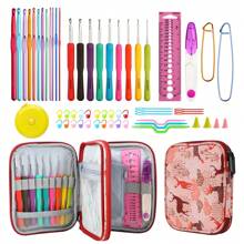 New Crochet Hook Case Without Hooks And Accessories, Zipper Storage Organizer Bag With Web Pockets For Various Crochet Needles/Knitting Accessories/Crochet Hook Kit Tools, Lightweight, Easy To Hold