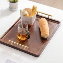[Nordic Style] Wooden Kitchen Storage Tray, Minimalist Multi-Purpose Organizer Rack, Utensils & Condiment Storage Box