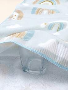 1 件婴儿连帽毛巾，儿童沐浴/泳池/沙滩连帽毛巾，新生儿、婴幼儿沐浴巾礼物 - 彩色 - 查看 8