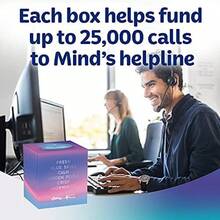 ®   Take A Moment Collection Tissues - 12 Cube Tissue Boxes - In Aid Of Mind - Contains 4 Different Designs - 48 Count (Pack Of 12) - View 6