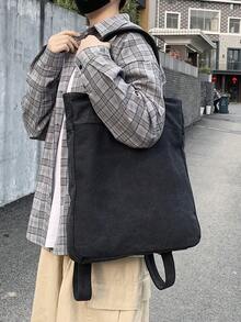 peach tree 1 件休闲多色轻质尼龙男士手提包、单肩包、斜挎包、邮差包、户外包、多功能、简约、桃树礼物、学生礼物、宽敞 - 彩色 - 查看 4