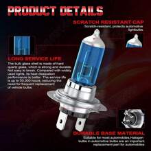 CHUSYYRAY H7 White HID 21SMD Foglight Bulbs For 2008-2011 Mercedes C300 C350 C63 AMG W204