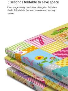 Foldable Baby Crawling Mat Thickened Baby Living Room Household Crawling Mat Children's Foam Floor Mat - Multicolor - View 3