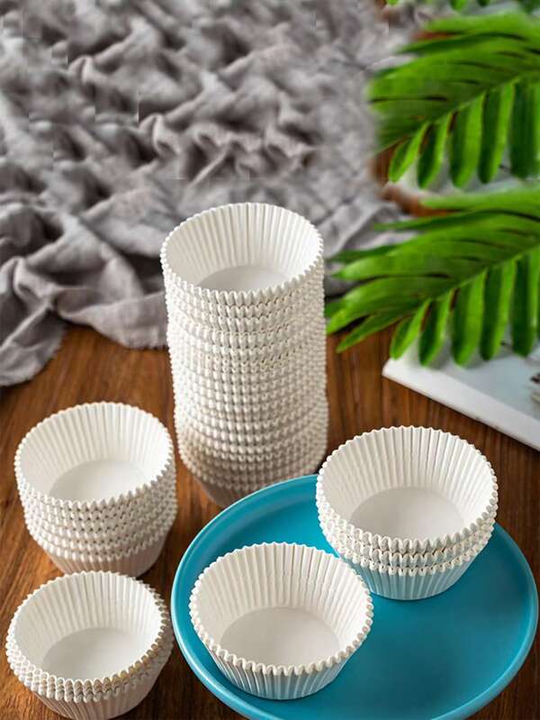 100/200/300pc Large Size Disposable Paper Cupcake Liners, Baking Mold, Muffin Cup Tray, Cake Paper Cup Liner