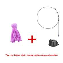 Cat Toys, Octopus Cat Stick Set, Three Section Cat Stick Assembly, Cat Rod, Cat Toys, Kitten Kitten, Kitten, Grind Teeth, Cat Toys, Biting Cat Toys, Playing Interactive Toys - Multicolor - View 24