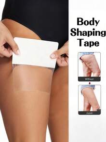 20/10/5/2件大腿防擦伤护具，透明隐形防擦伤大腿带，透明防水贴，防水透气，男女适用，腰带，贴纸 - 彩色 - 查看 2