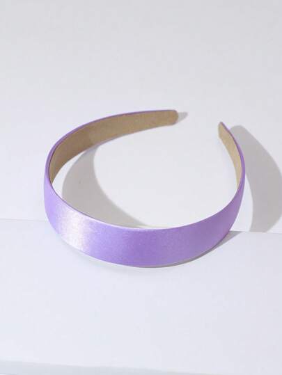 1 pezzo/2 pezzi Fascia per capelli in tessuto tinta unita, versione larga, minimalista e versatile adatta a ogni occasione, fascia per capelli per donna, accessori per capelli, casa, fascia per skincare