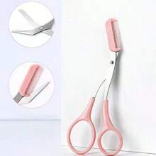 1PC Eyebrow Clippers/Crescent Shaped Eyebrow Trimmer, Safe Blade, Novice Eyebrow Scraper, Male/Female Exclusive Set